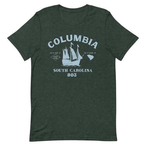 COLUMBIA YACHT CLUB Short-Sleeve Unisex T-Shirt