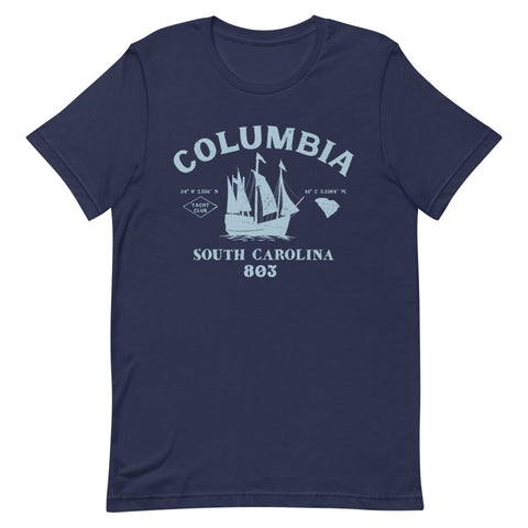 COLUMBIA YACHT CLUB Short-Sleeve Unisex T-Shirt