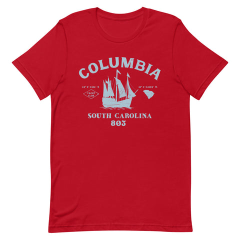 COLUMBIA YACHT CLUB Short-Sleeve Unisex T-Shirt