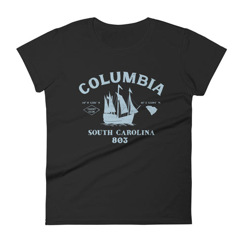 COLUMBIA YACHT CLUB Women's short sleeve t-shirt