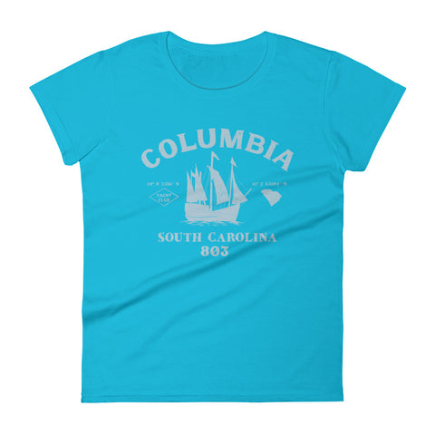 COLUMBIA YACHT CLUB Women's short sleeve t-shirt