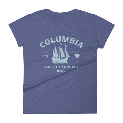 COLUMBIA YACHT CLUB Women's short sleeve t-shirt