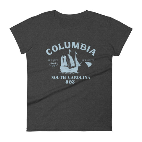 COLUMBIA YACHT CLUB Women's short sleeve t-shirt