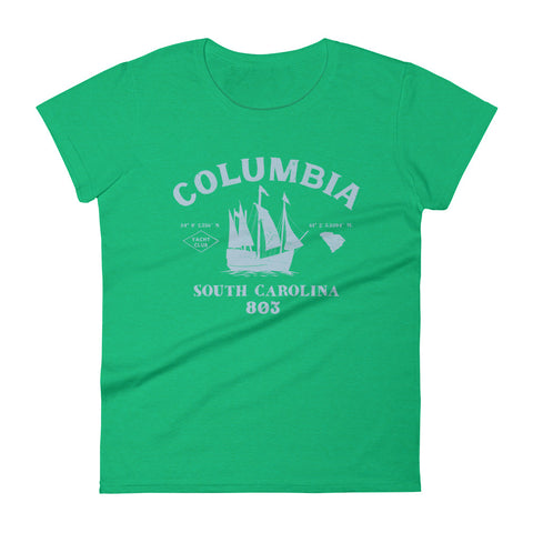 COLUMBIA YACHT CLUB Women's short sleeve t-shirt