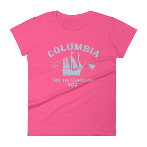 COLUMBIA YACHT CLUB Women's short sleeve t-shirt