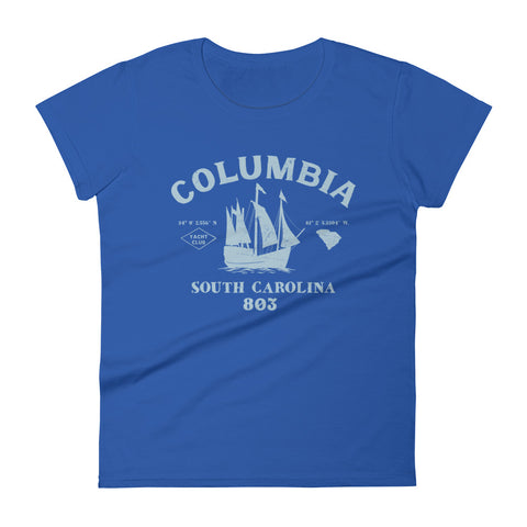 COLUMBIA YACHT CLUB Women's short sleeve t-shirt