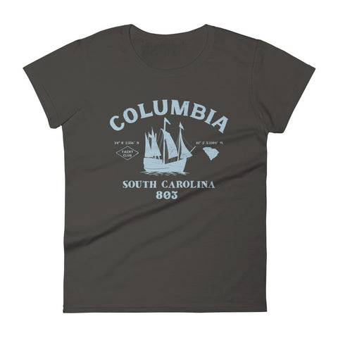 COLUMBIA YACHT CLUB Women's short sleeve t-shirt