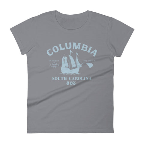 COLUMBIA YACHT CLUB Women's short sleeve t-shirt